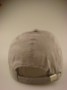 Heren cap linnen katoen donker beige